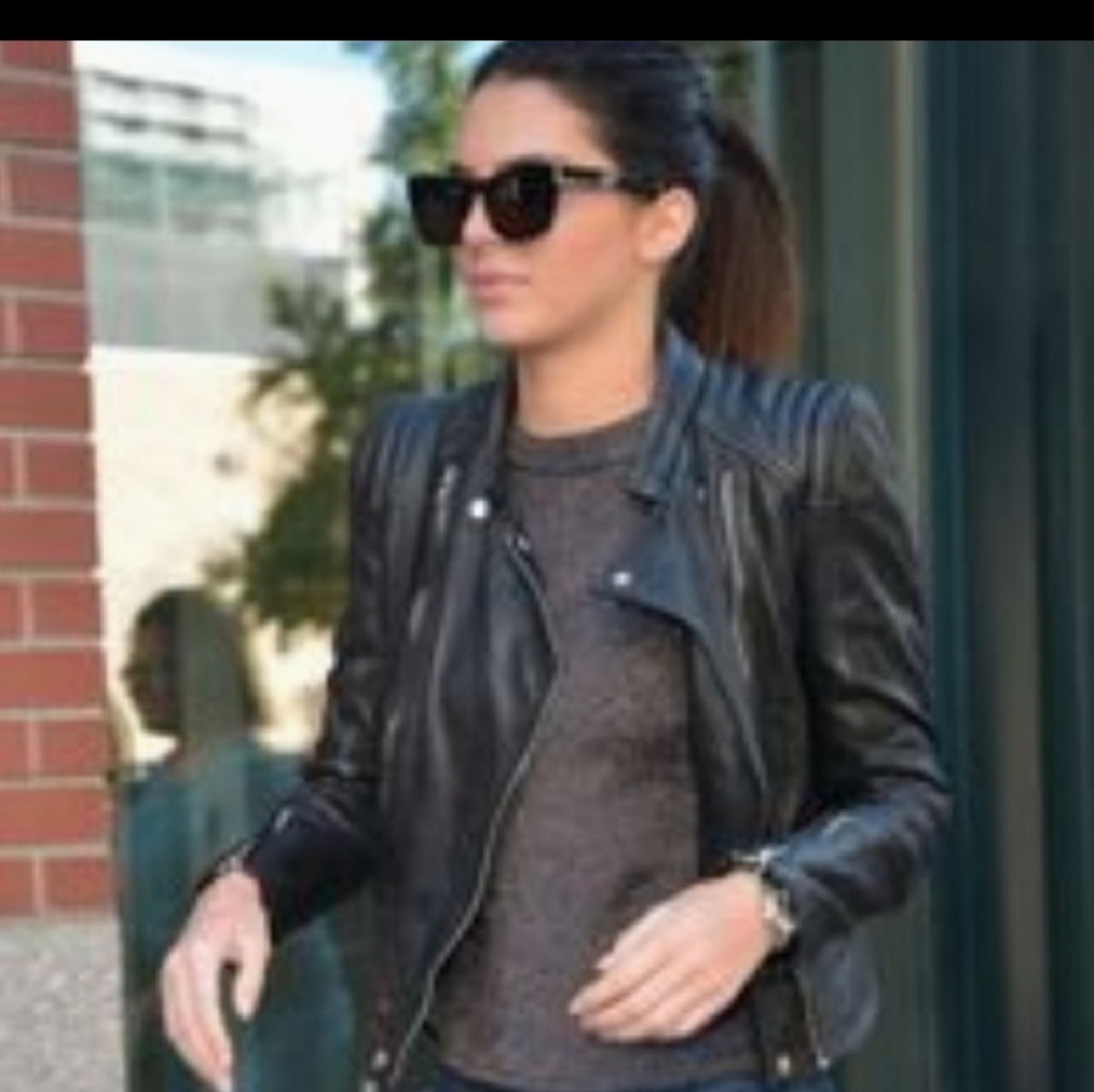 Super Cute Zara Vegan Leather Moto